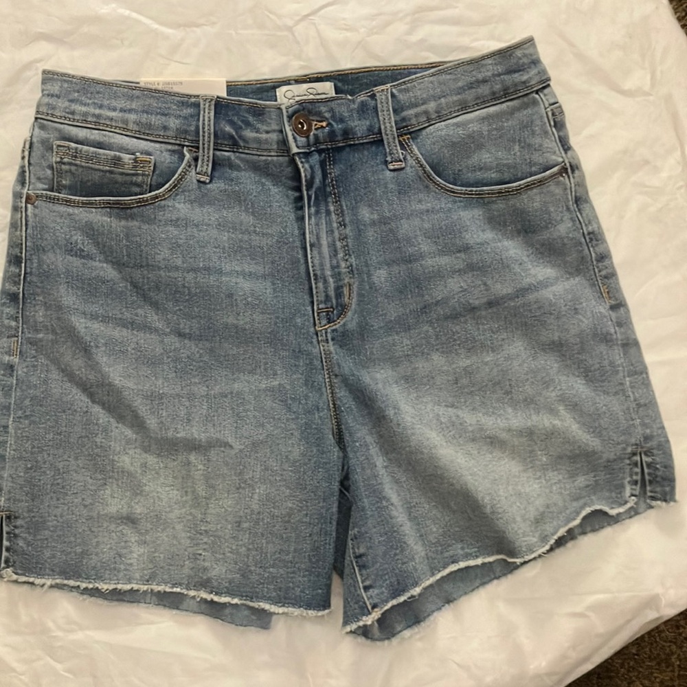Jessica Simpson Light Blue Denim Shorts - Picture 2 of 4